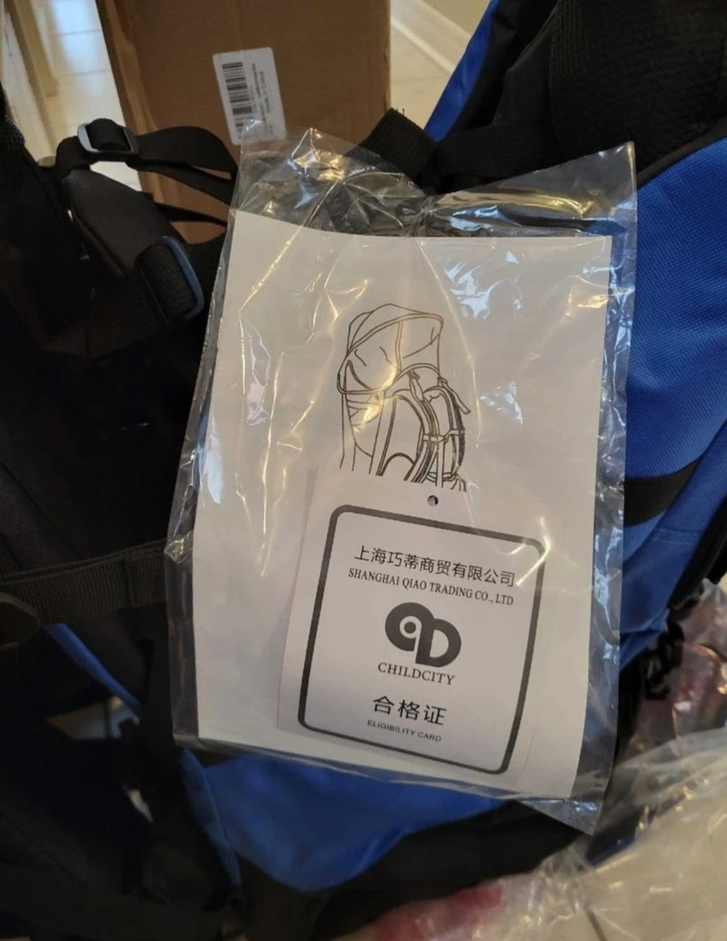 Childcity Baby Hiking Backpack Carrier blue brand new - photo 5