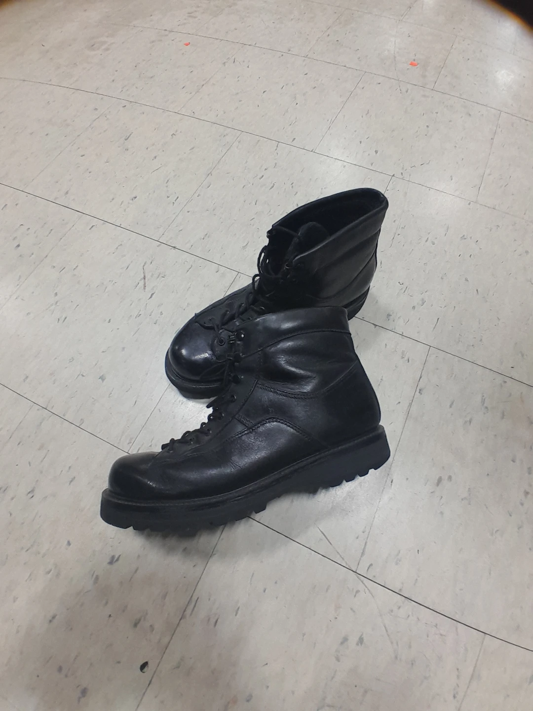 Black Original Verbatim Leather Tactical Boots Men's Size 10.5 - photo 3