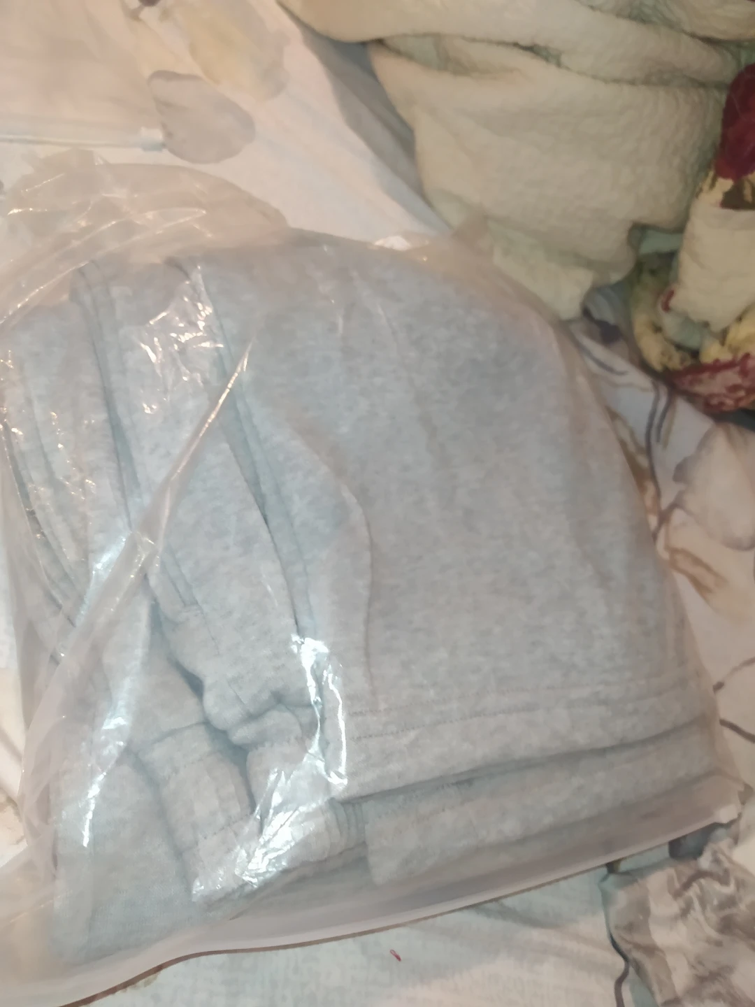 Brand New Grey Sweatpants with Embroidered Logo - photo 5