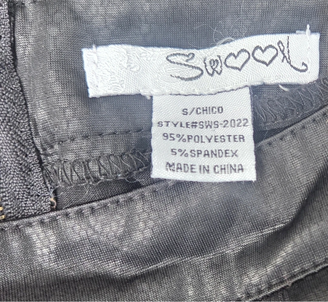 Swoon black mini skirt size S - photo 4