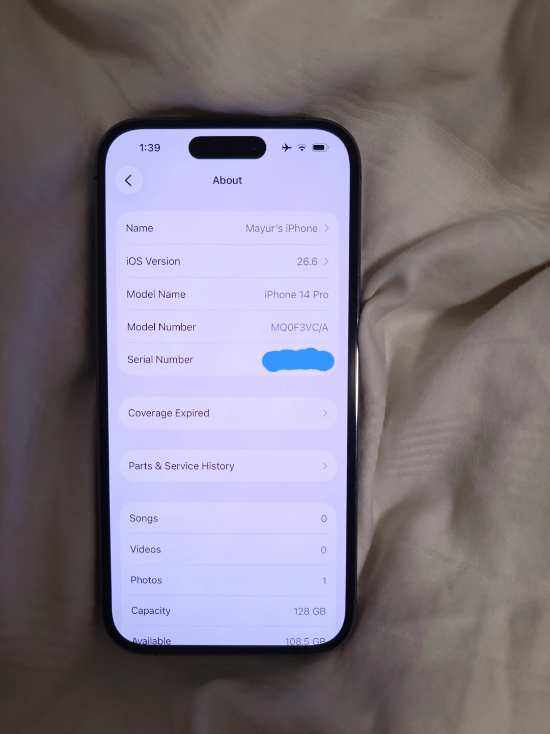 iPhone 14 pro purple 128gb - photo 2