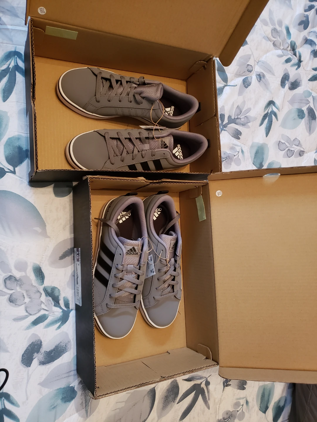 Adidas Grey Sneakers size 8 NEW EACH $50