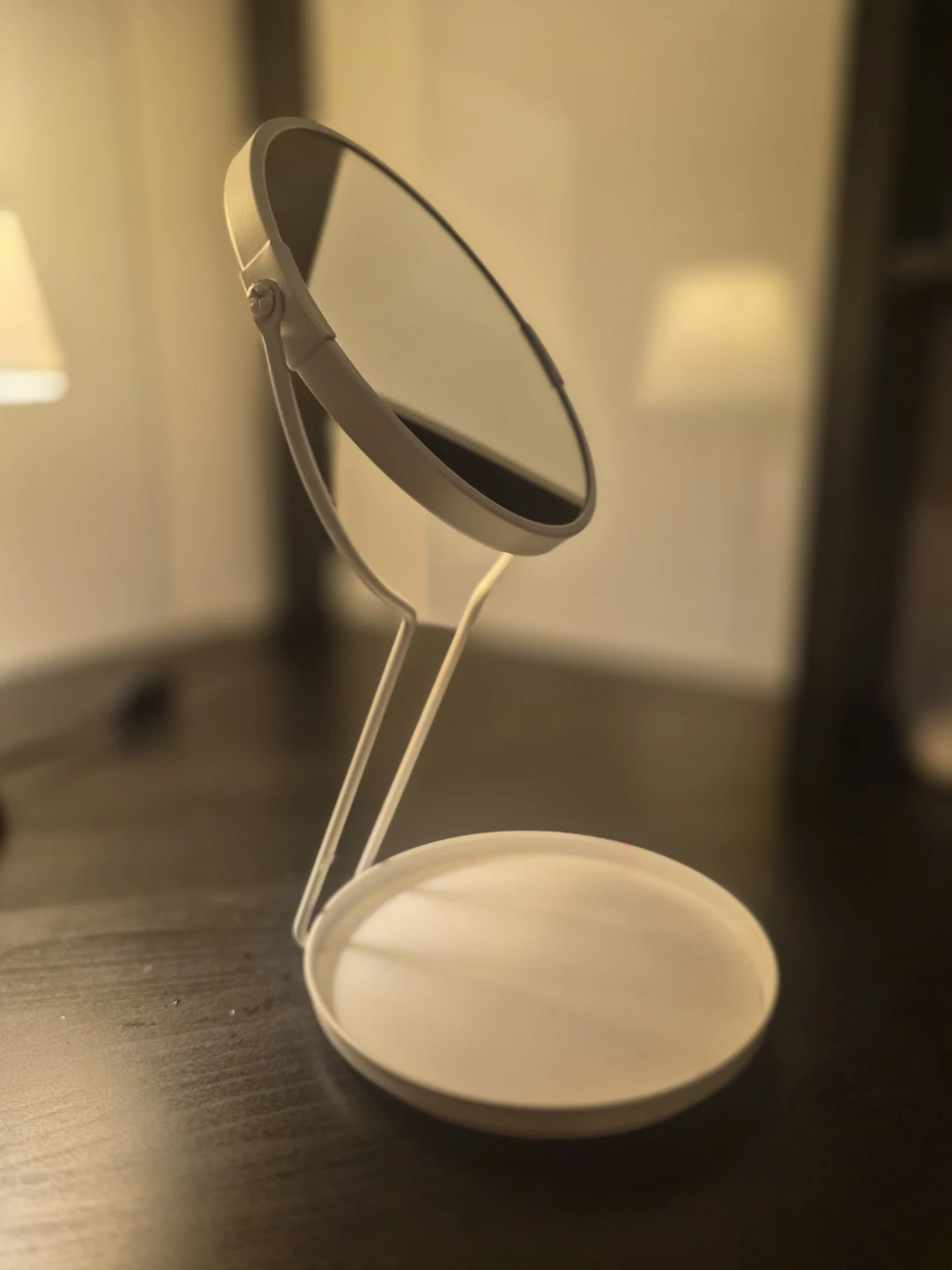 Vanity mirror with tray - photo 2