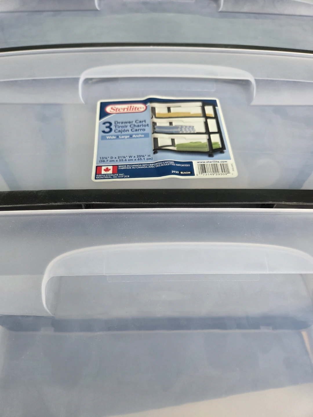 Sterilite 3 Drawer Cart - photo 4