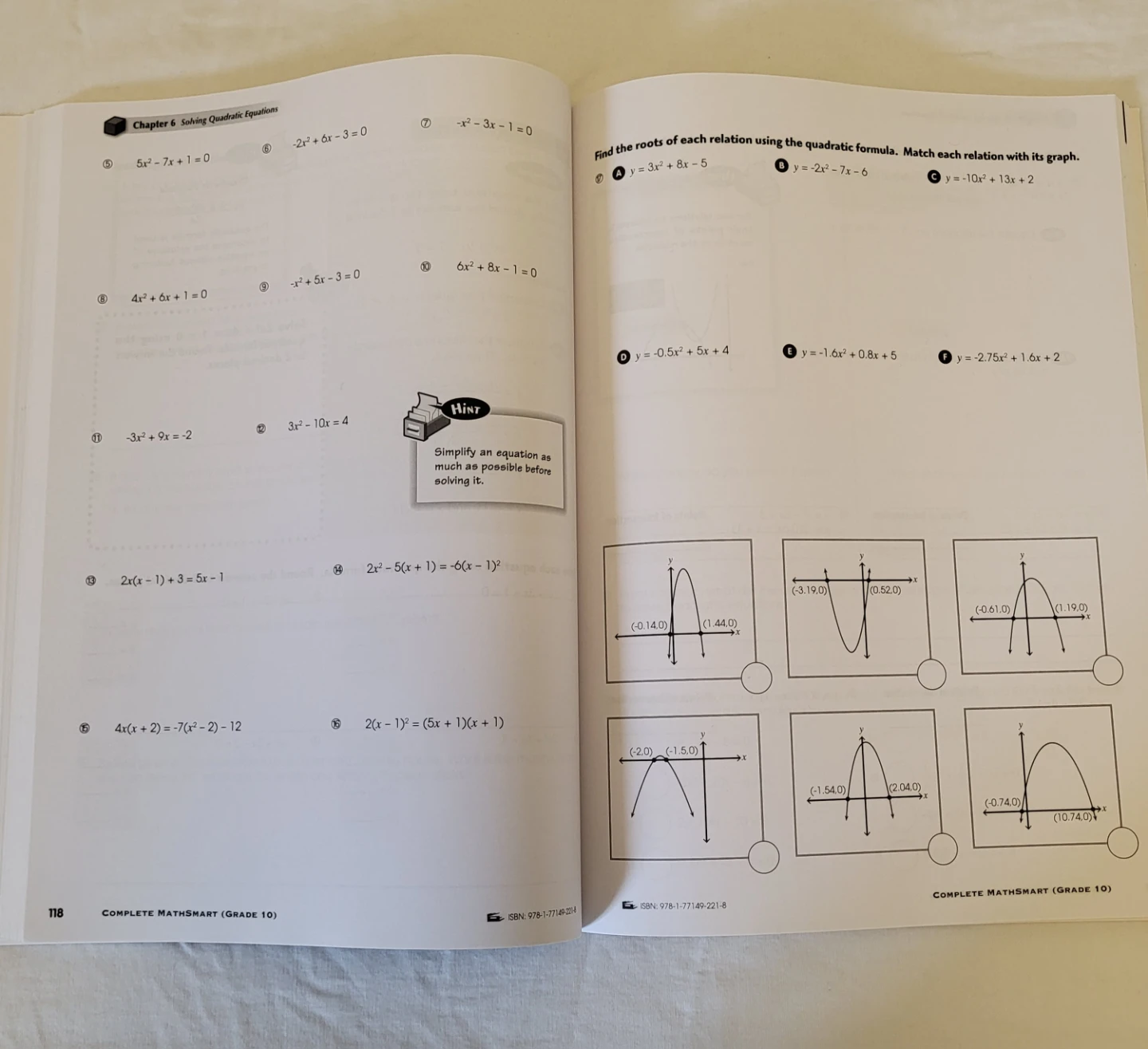 Complete MathSmart Grade 10 Workbook - photo 3
