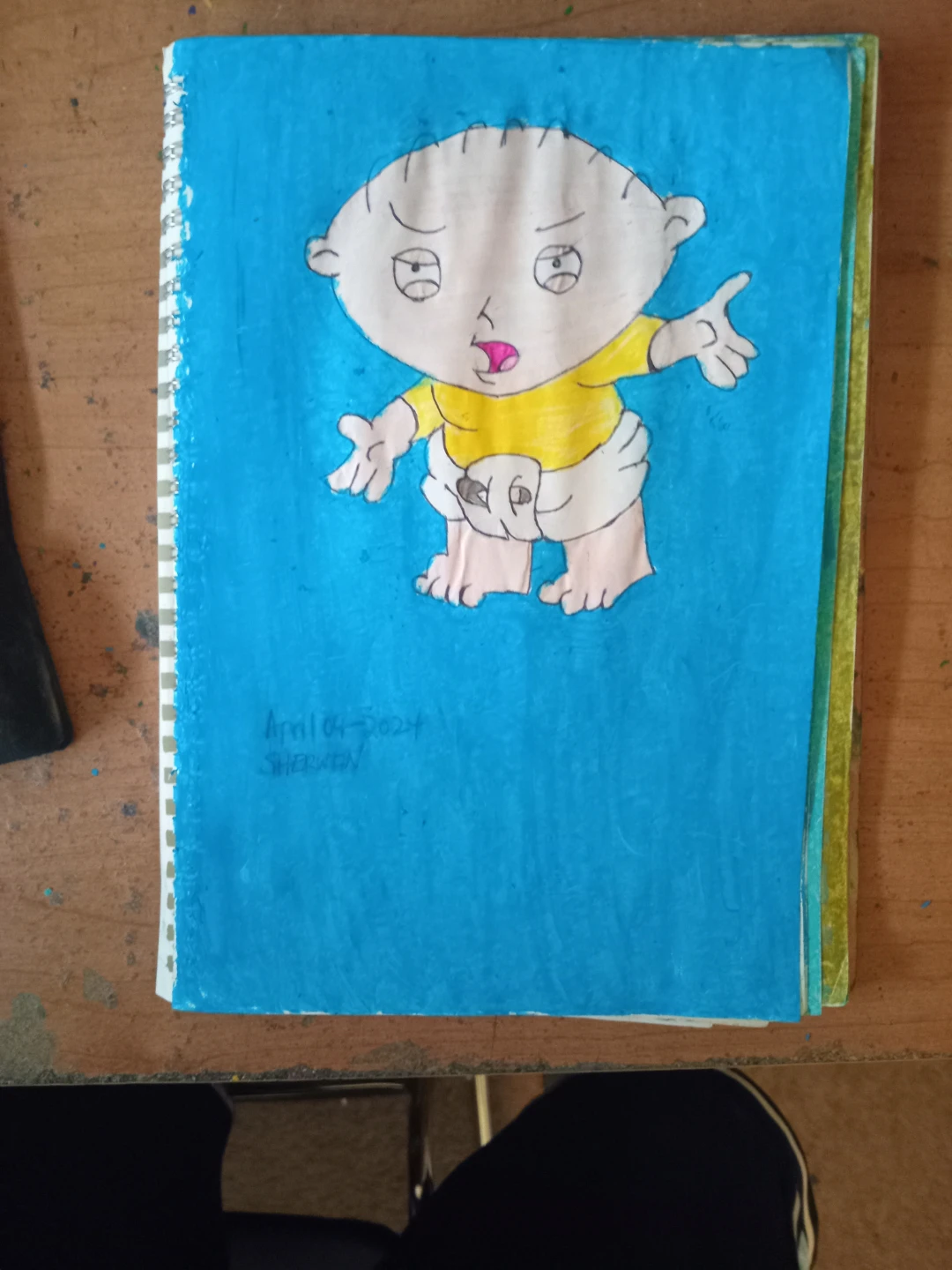 Steward Griffin Family GUY DRAWING by Custom Artist Sherwin - photo 2