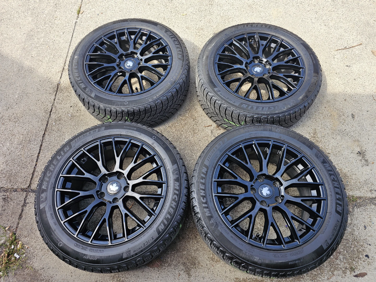 235/50 R18 WINTER TIRES ON ALLOY RIMS 5×120