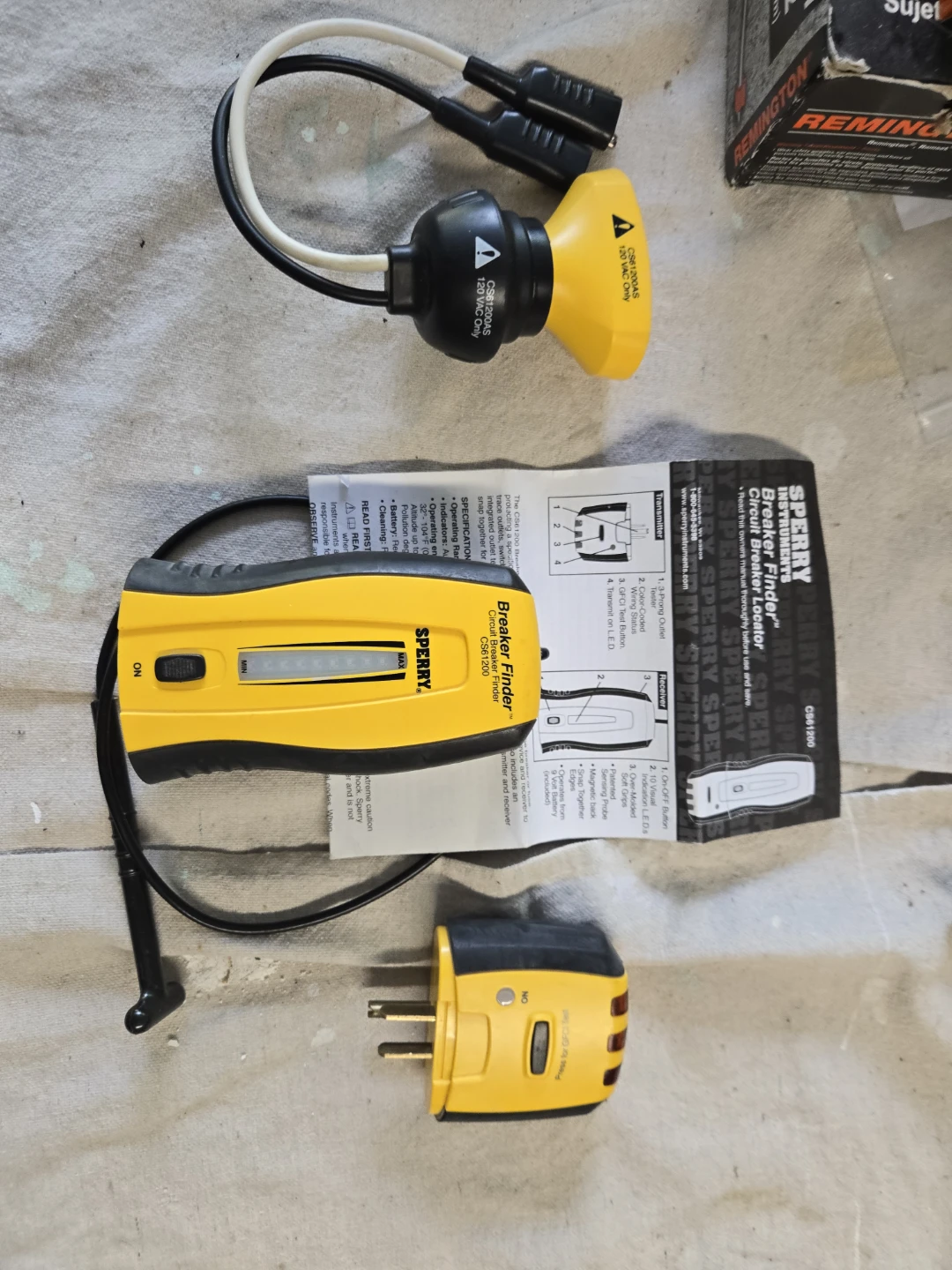 Sperry Instruments CS61200 Circuit Breaker Finder