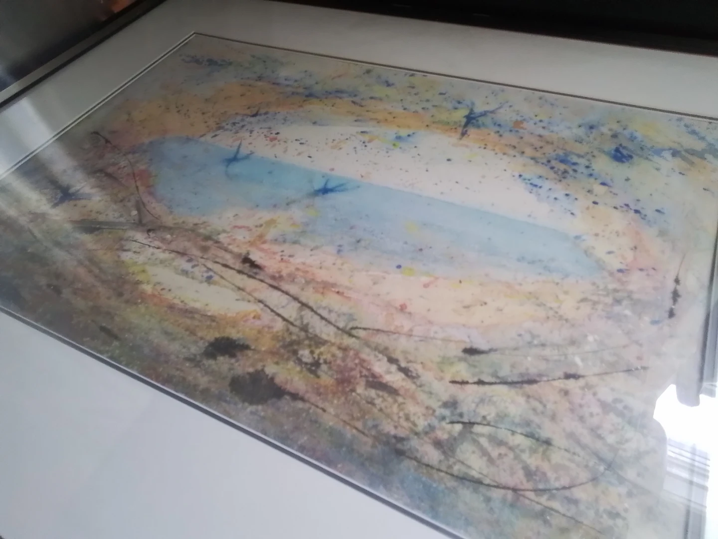 Original Lorraine Atkins Abstract Watercolor Painting - photo 4