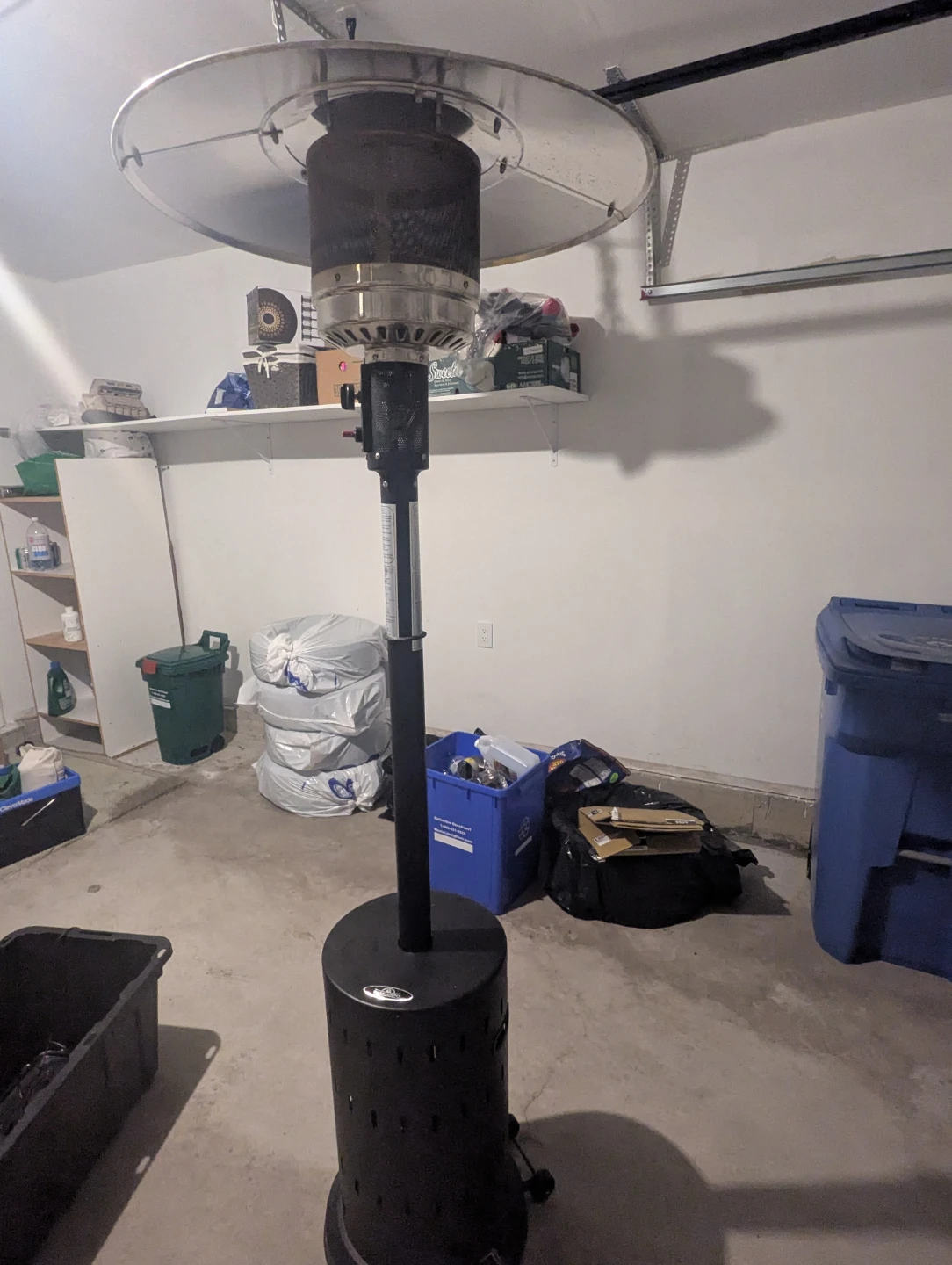 standing outdoor propane patio heater