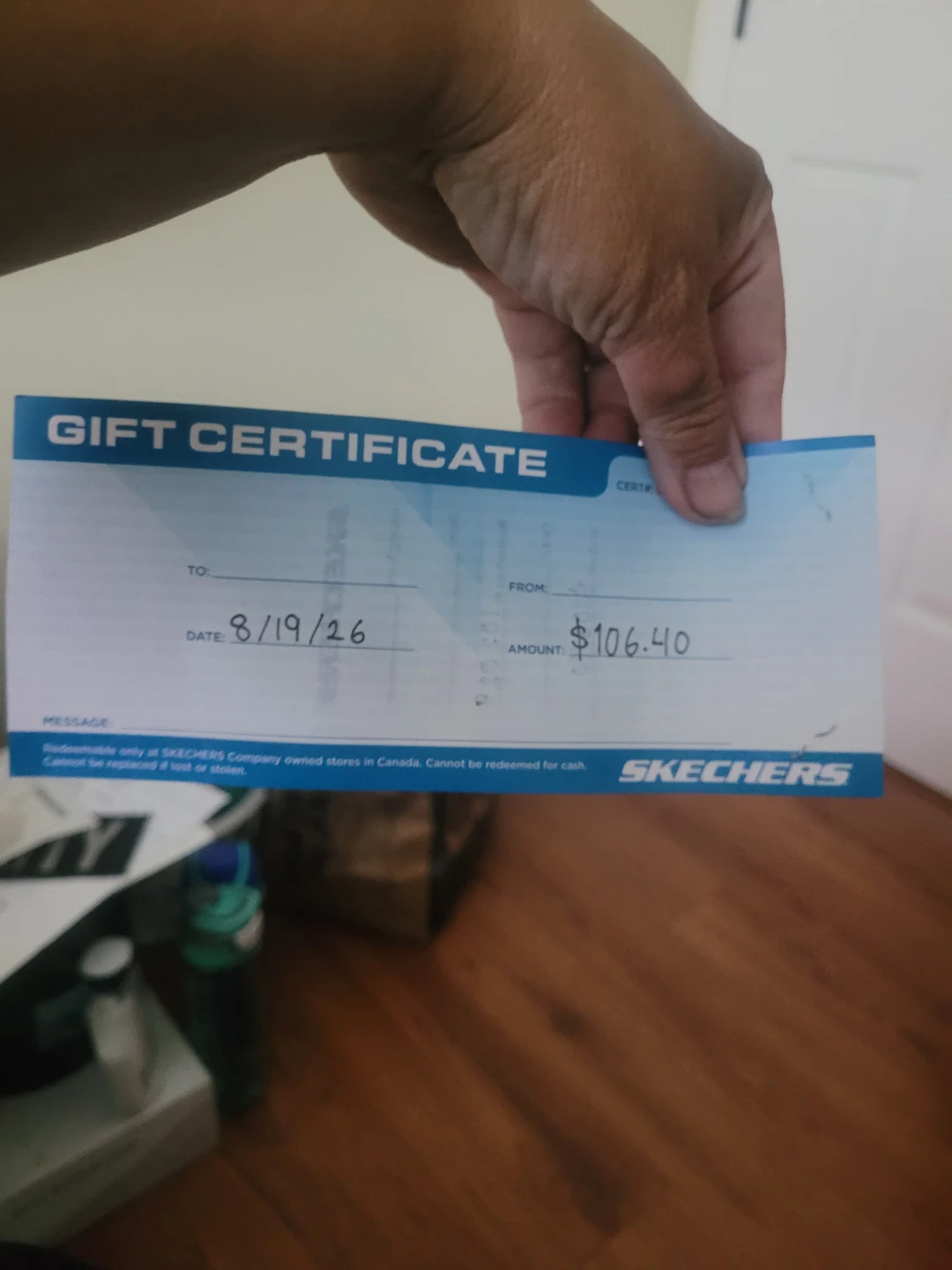 Skechers Gift Certificate - $106.40