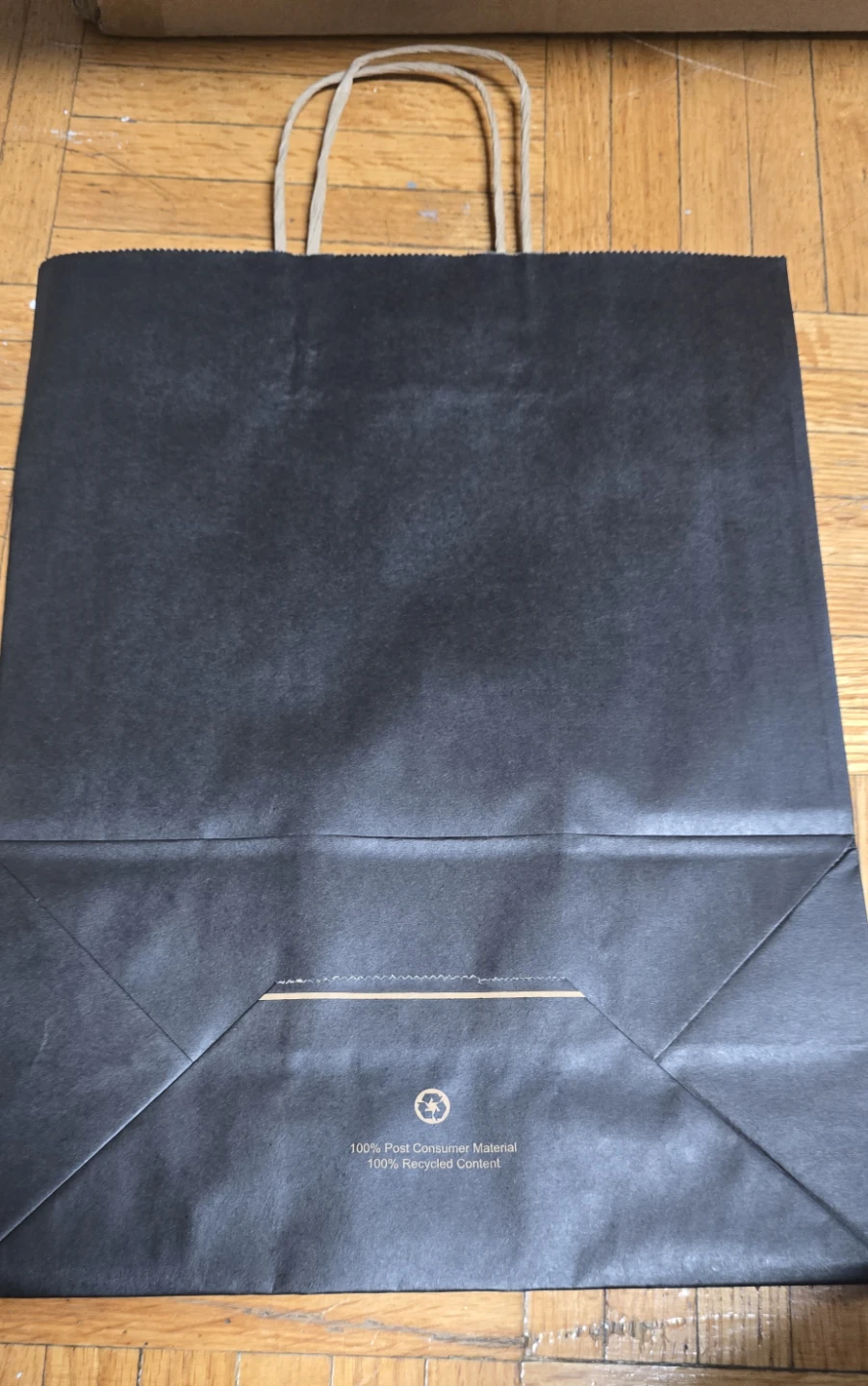 50 New BagDream Black Kraft Paper Gift Bags 10x5x13 Inch - photo 4