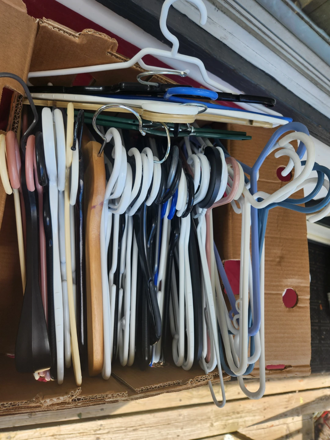 Assorted Clothes Hangers - Plastic and Wood - photo 3
