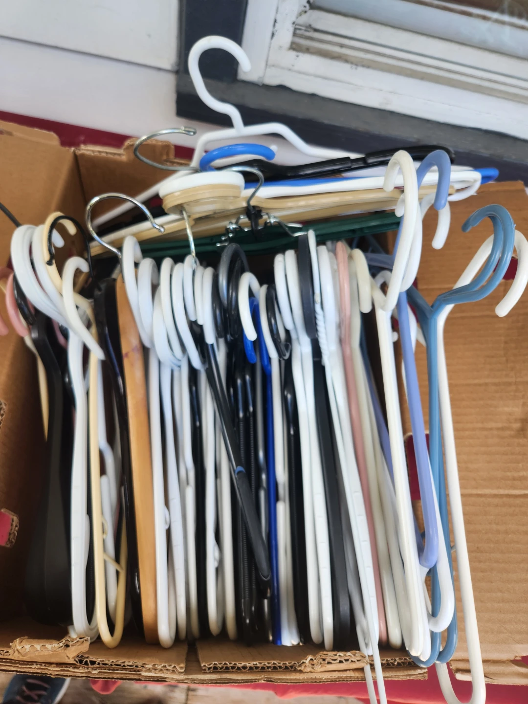 Assorted Clothes Hangers - Plastic and Wood - photo 4