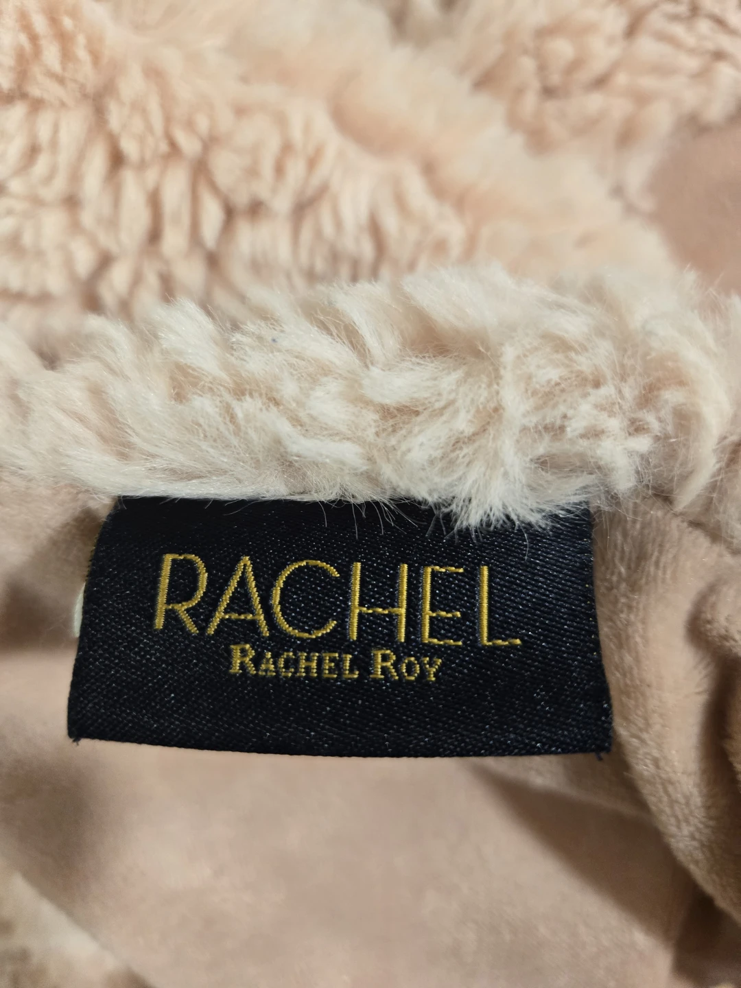 Rachel Roy Plush Throw Blanket - Blush Pink - photo 3