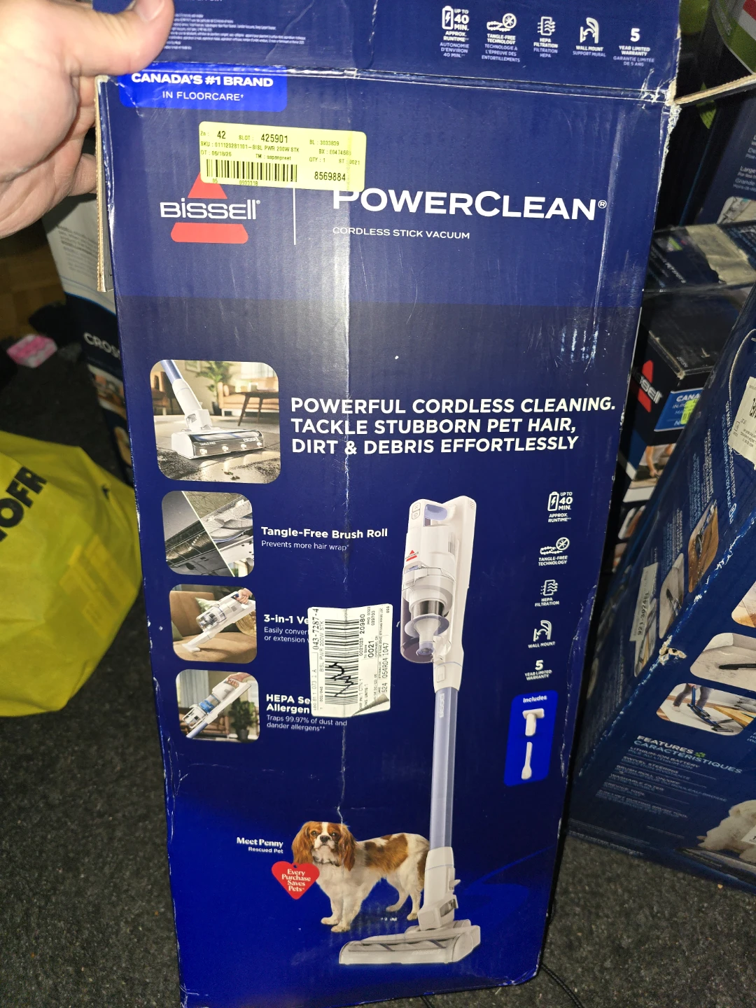 Bissell PowerClean Cordless Stick Vacuum - photo 3