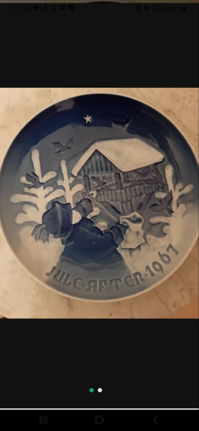 B and G  Kyobenhavm. collector plate.