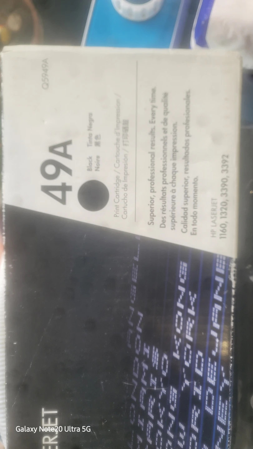 HP 49A Black LaserJet Toner Cartridge