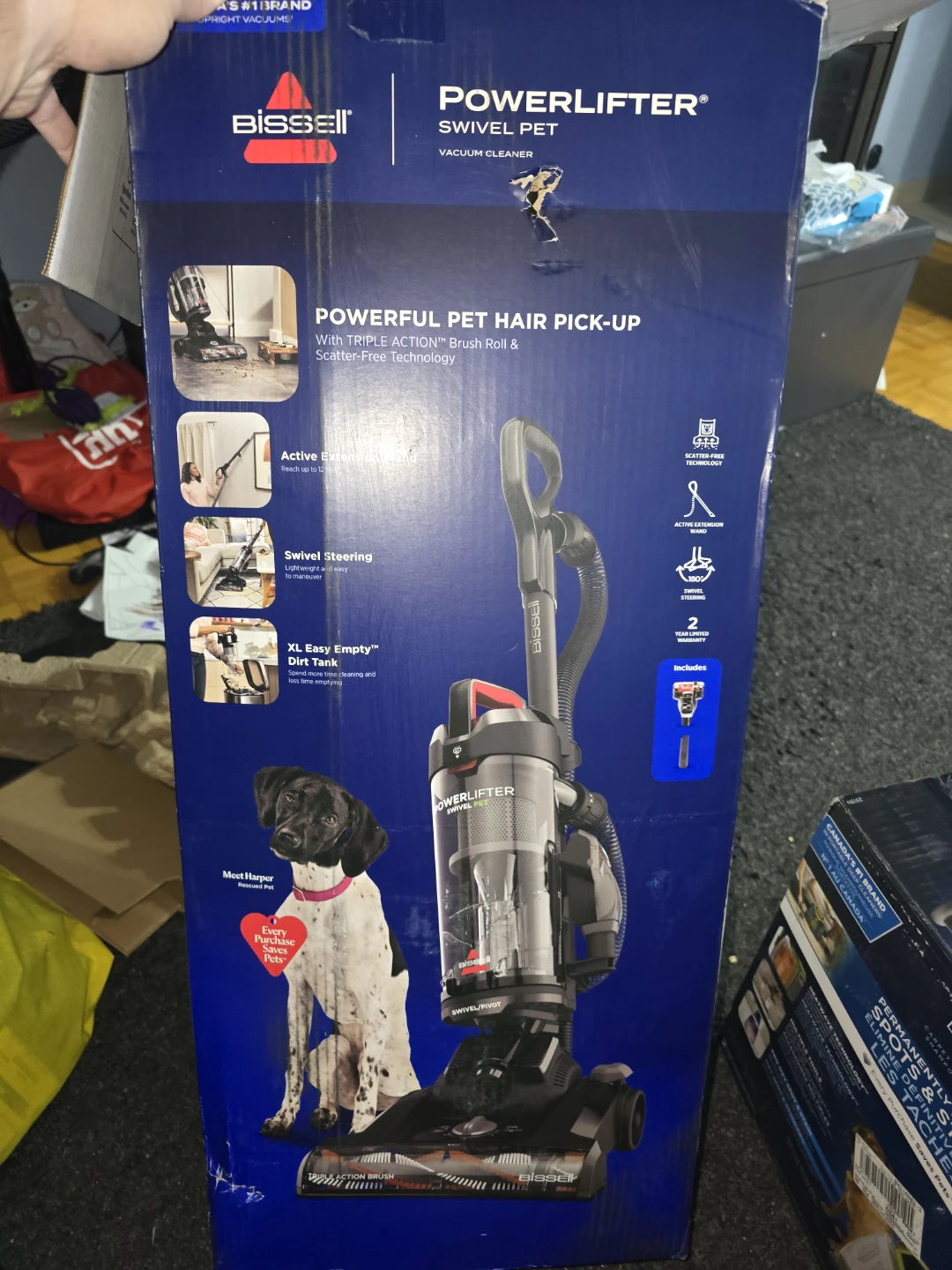 BISSELL PowerLifter Swivel Pet Vacuum Cleaner - photo 3