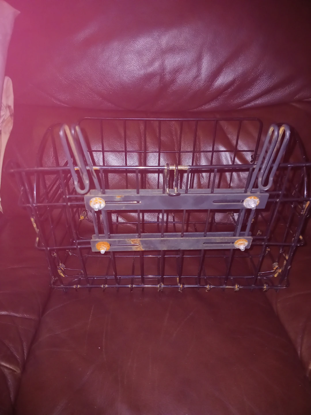 Black Wire Bicycle Basket - photo 2