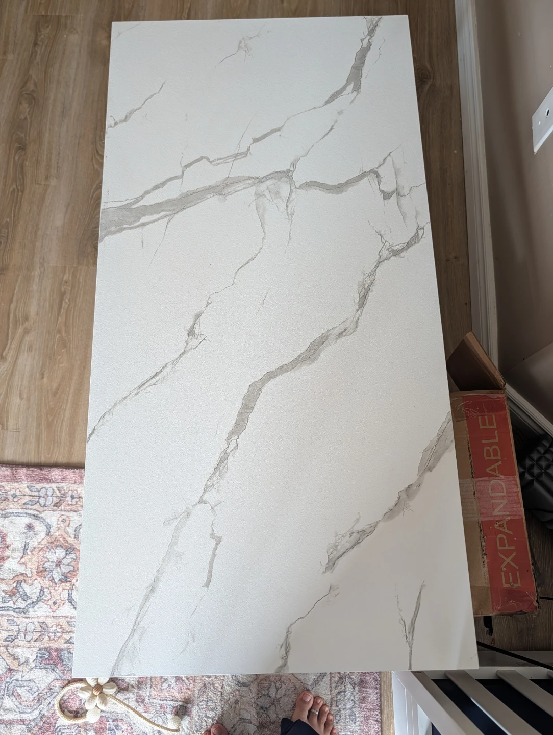 Modern Coffee Table with Marble Top - photo 2