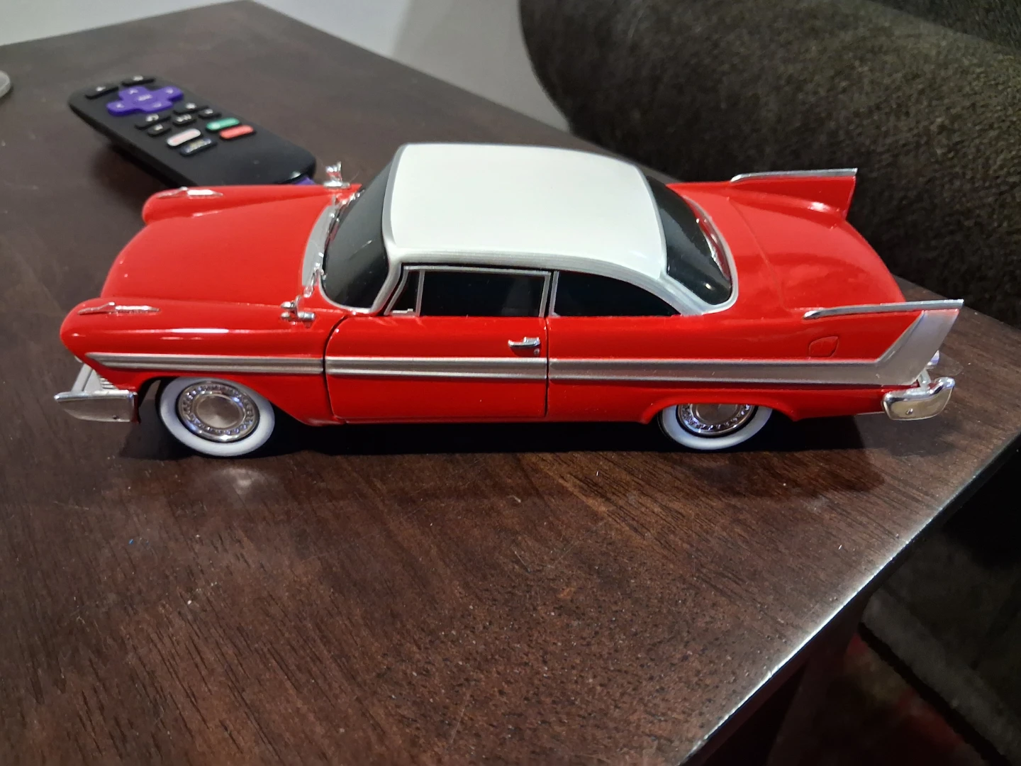 1/24 1958 Plymouth Fury, Evil version diecast model car