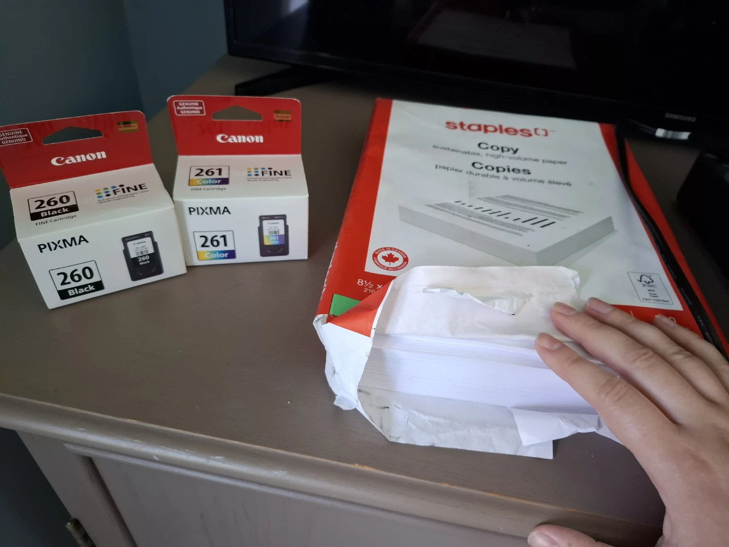 Canon printer/ scanner, paper, and ink - photo 3