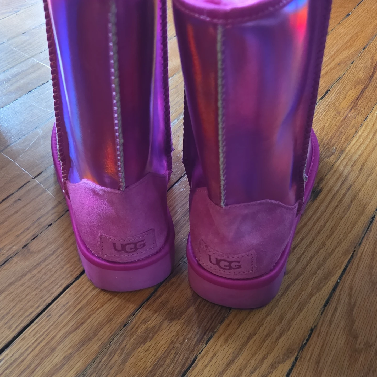 UGG Australia Pink Metallic Boots - photo 2
