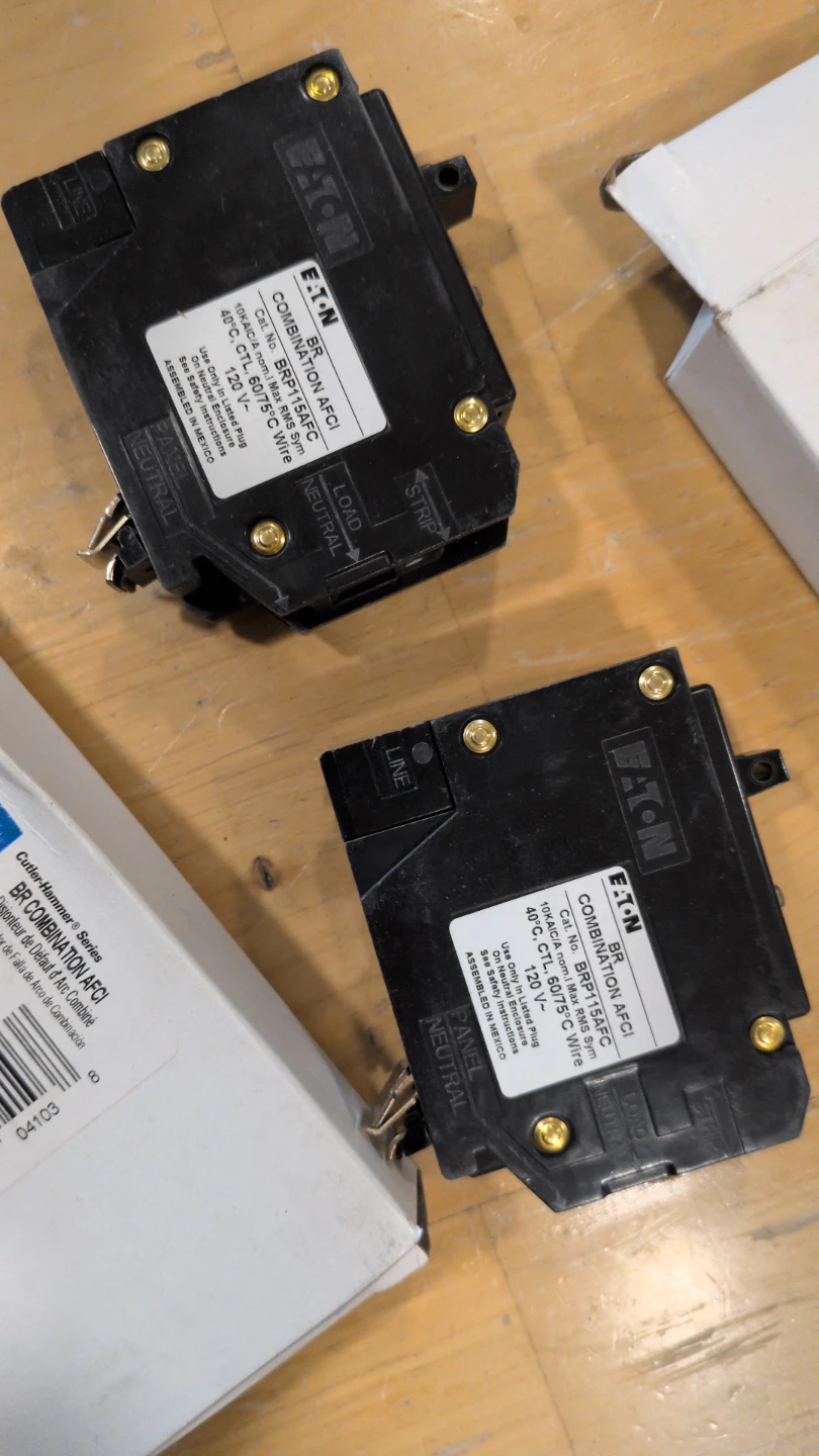 Eaton BR Combination AFCI 15 Amp Circuit Breaker - photo 3