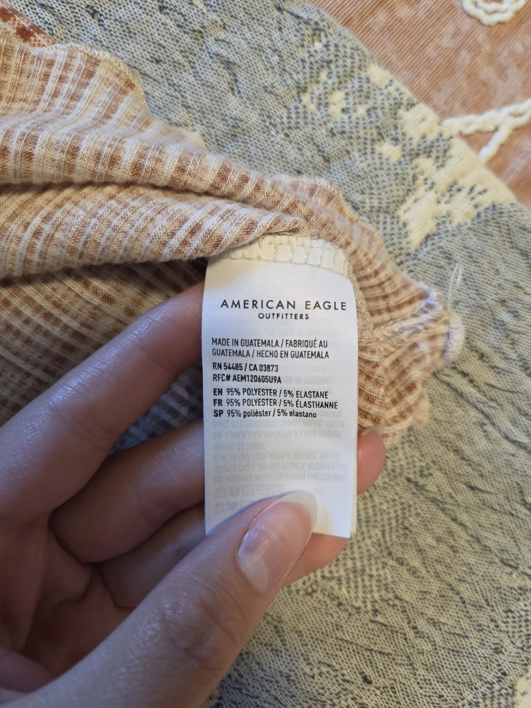 American Eagle Plaid Tee - photo 5