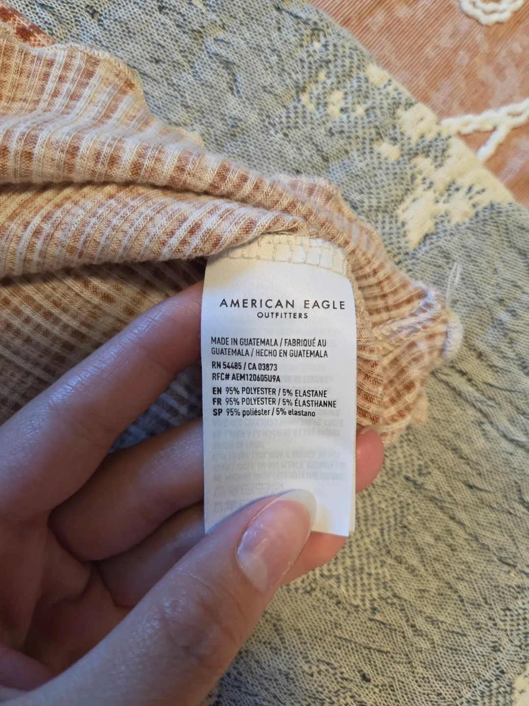 American Eagle Plaid Tee - photo 5