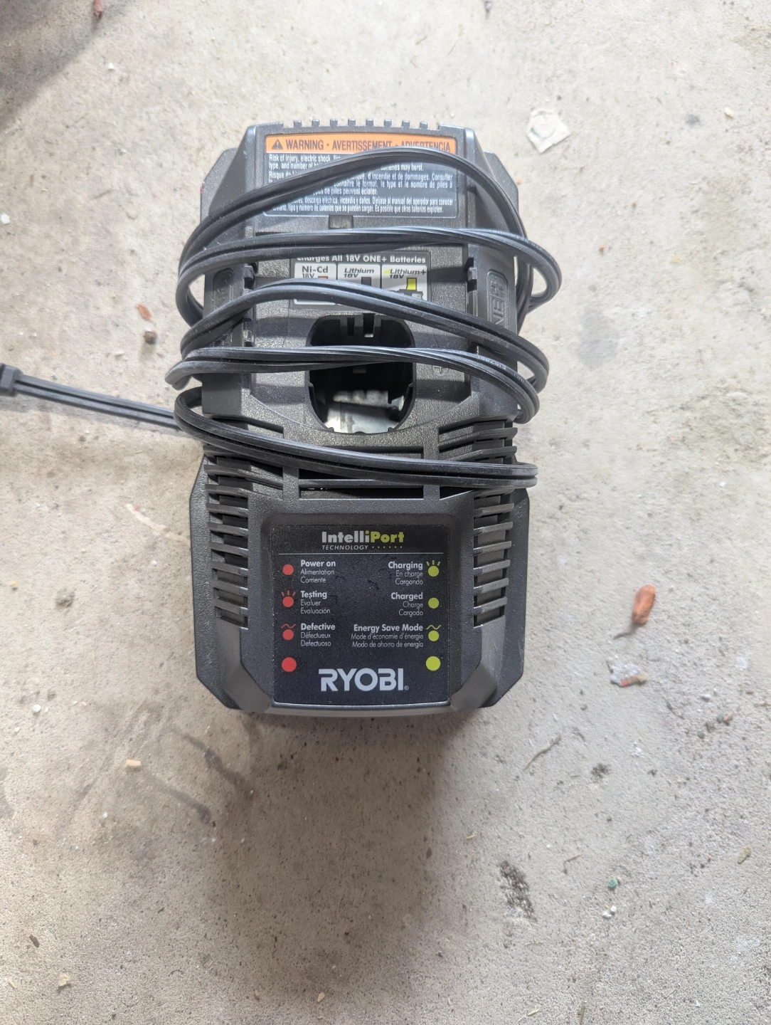 Ryobi IntelliPort Battery Charger