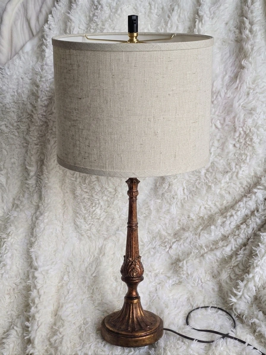 Vintage Ornate Table Lamp Base Only - photo 5