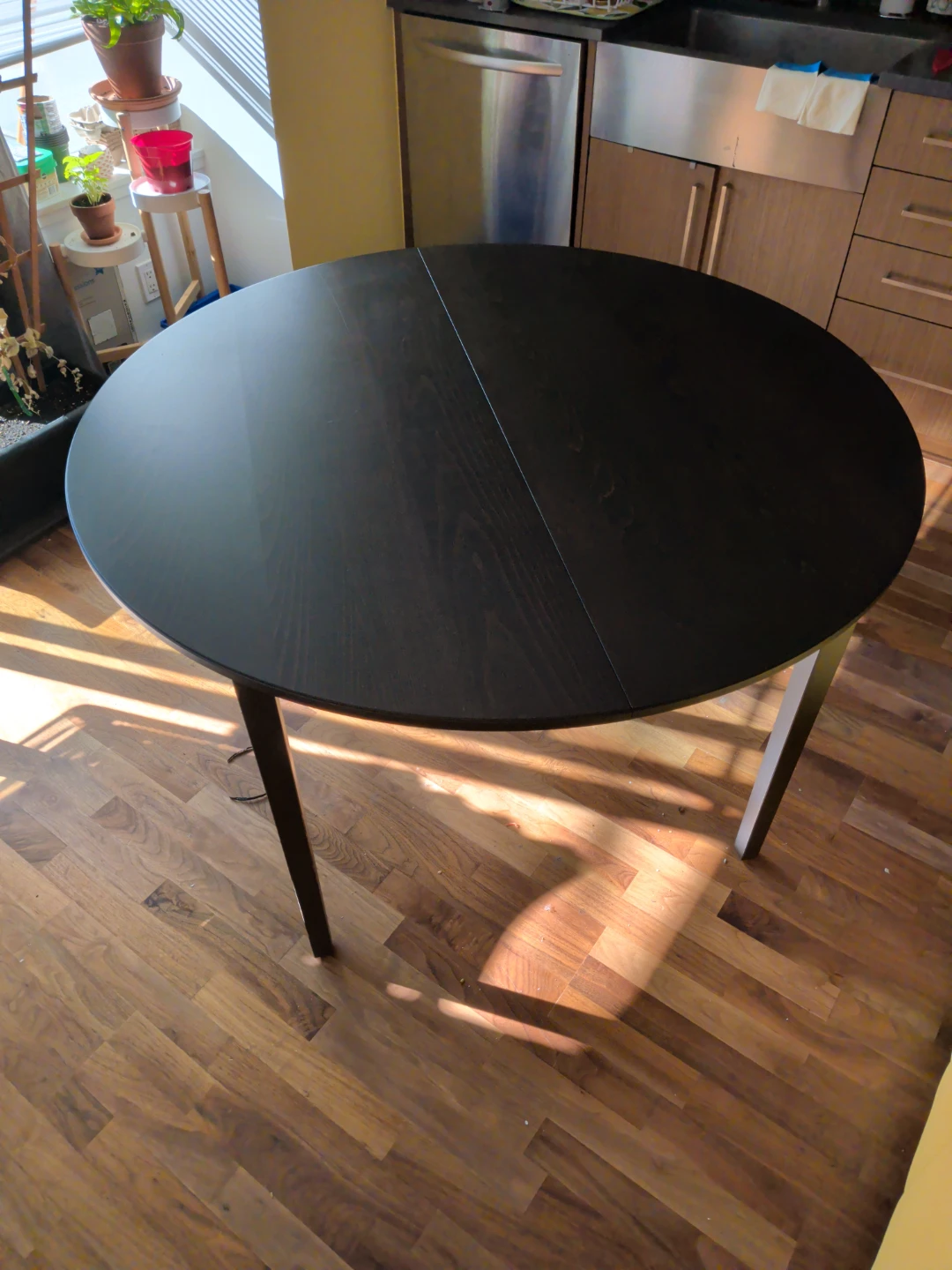 IKEA NÄSINGE Dining Table - Dark Brown