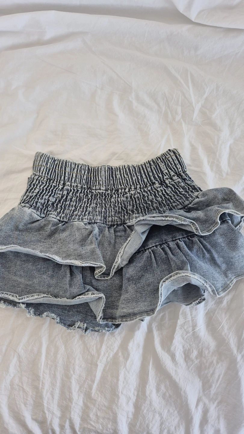 Denim Y2k Ruffle Skirt - photo 4
