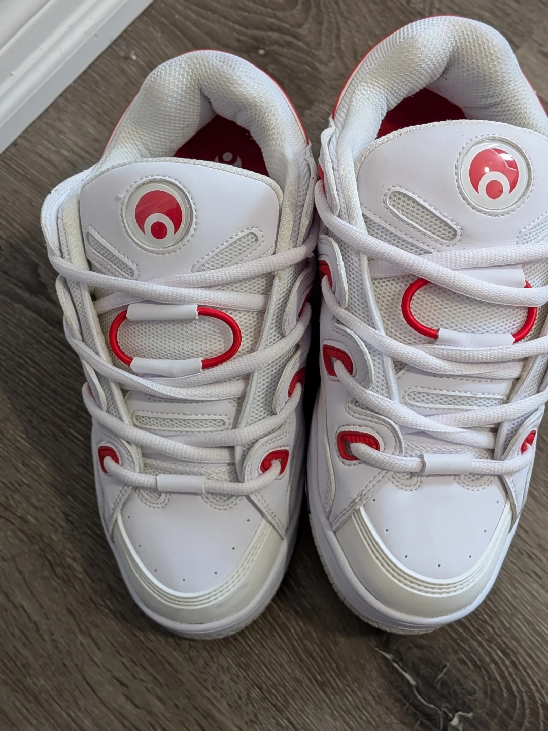 Osiris D3 2.0 White Red Shoes