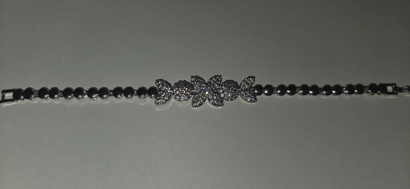 Sparkly Butterfly Tennis Bracelet