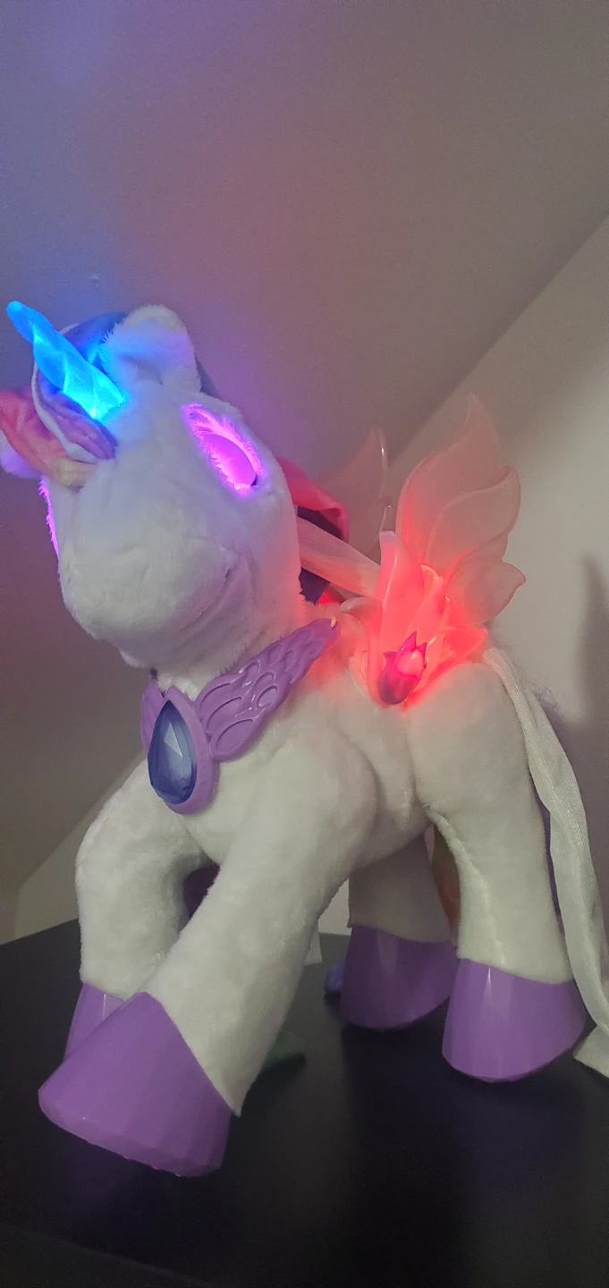 Interactive Light-Up Unicorn Plush Toy - photo 4