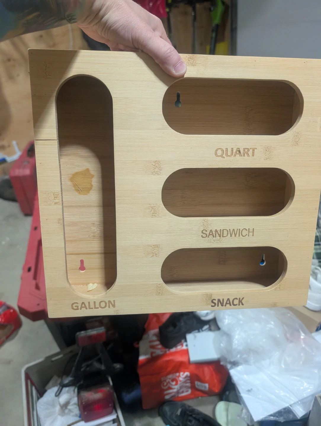 Bamboo Bag Organizer
