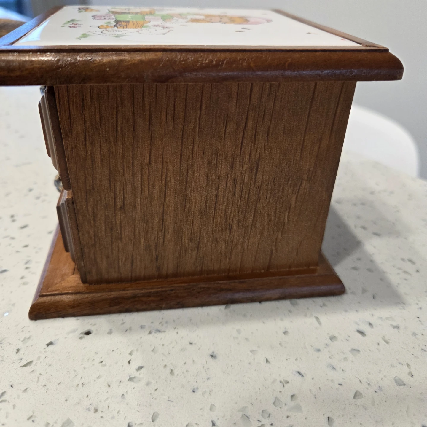 Wooden Jewelry Box with Ceramic Lid - photo 5