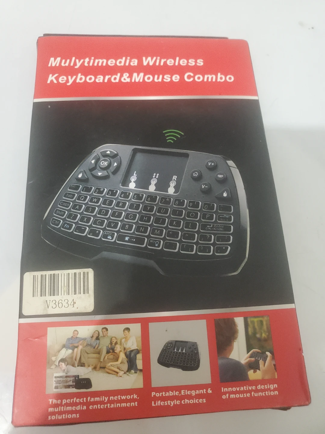 Multimedia Wireless Keyboard & Mouse Combo