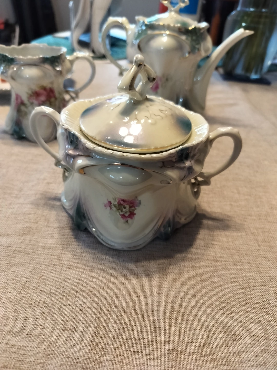Victoria Austria Sugar Bowl with Lid