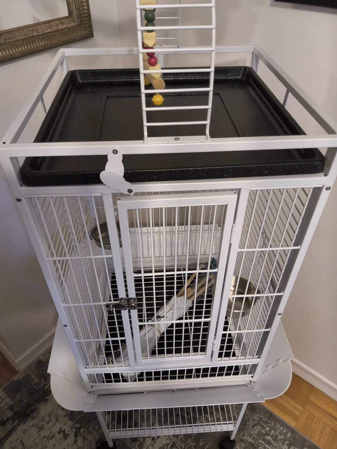 PawHut 61.5” Bird Cage with Stand & Play Top – Brand New - photo 3