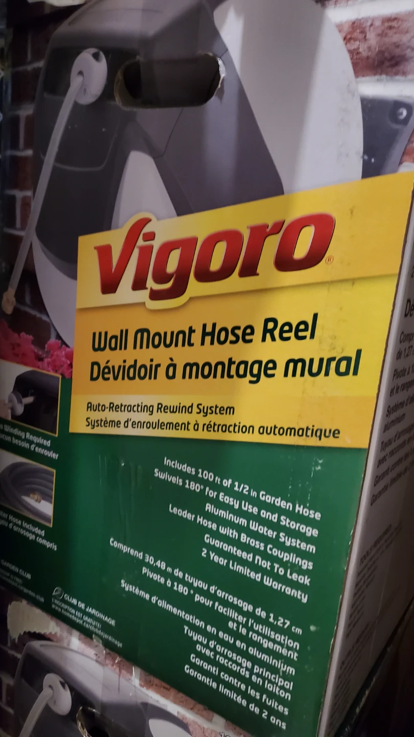 Vigoro Wall Mount Hose Reel