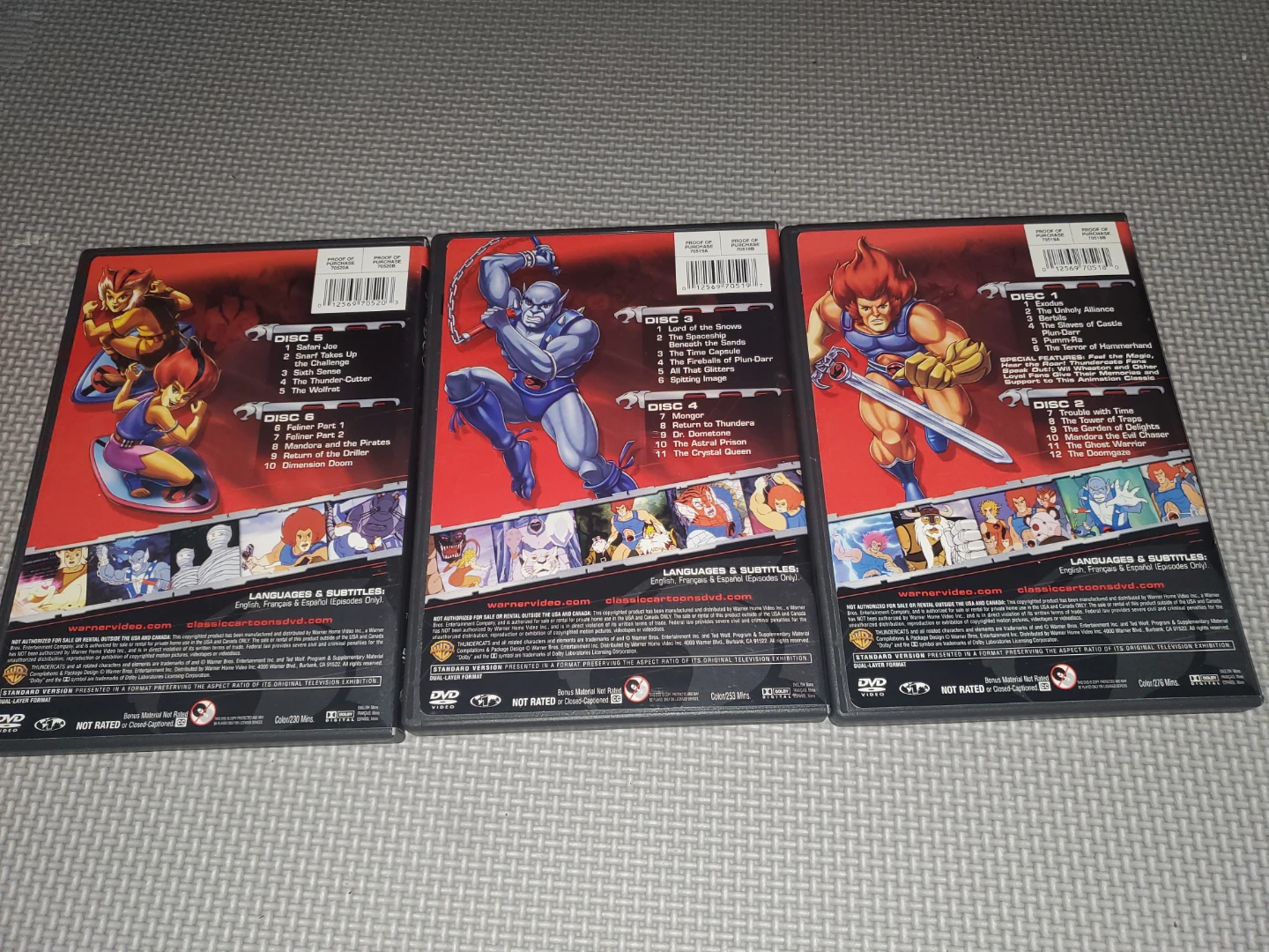 Thundercats Season One Volume One DVD Box Set - photo 4