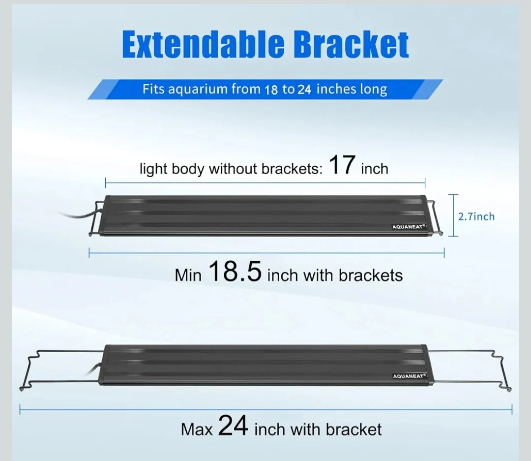 Aquaneat Full Spectrum LED Aquarium Light 18-24 inch - photo 3