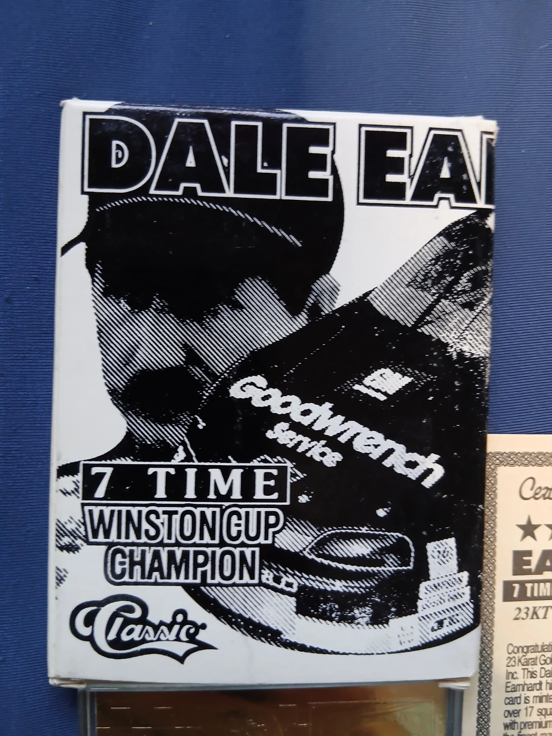 Dale Earnhardt 7 Time Winston Cup Champion Gold Card - photo 4