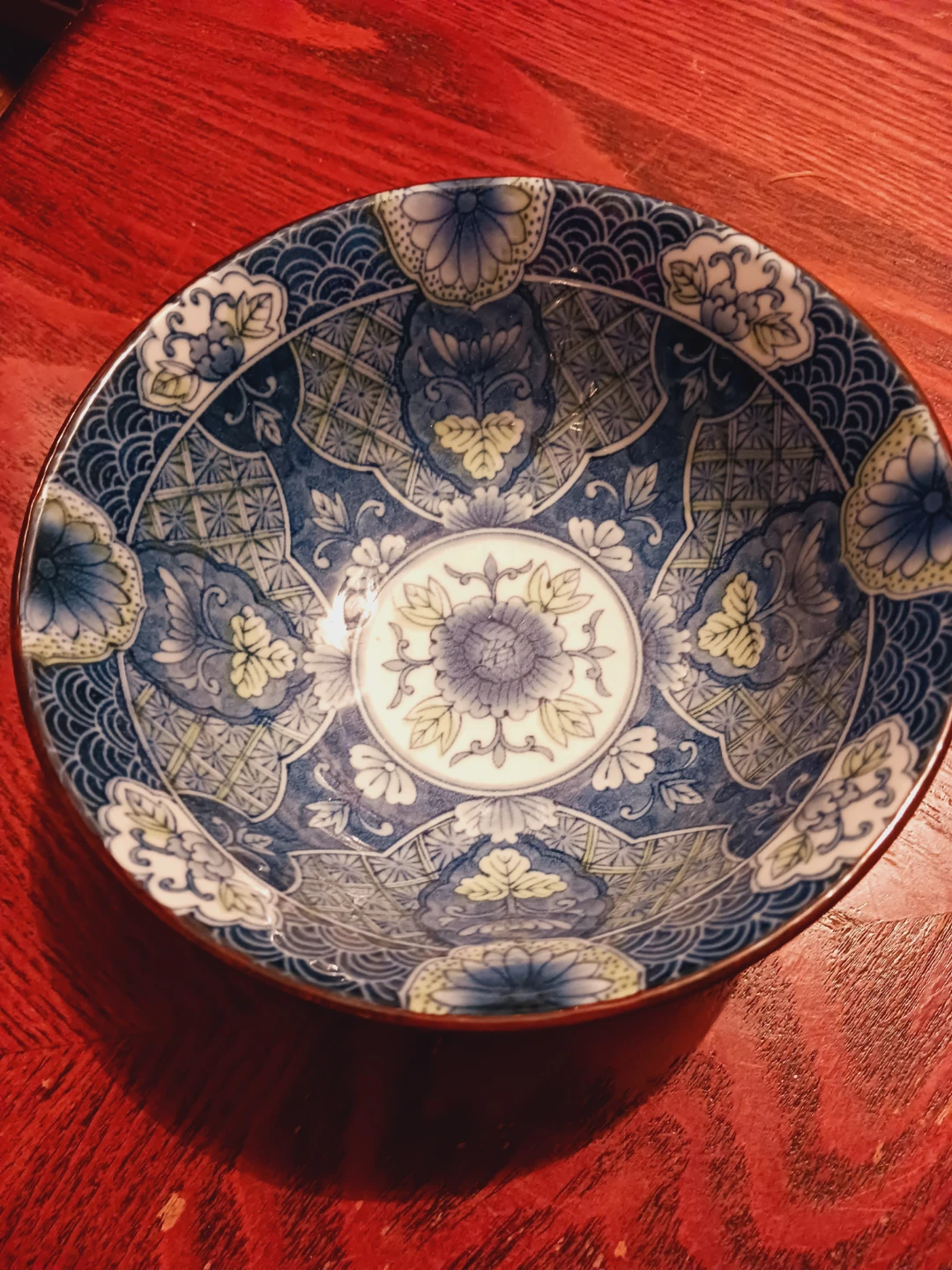 Gorgeous Japanese Ceramic Floral Bowl - photo 2
