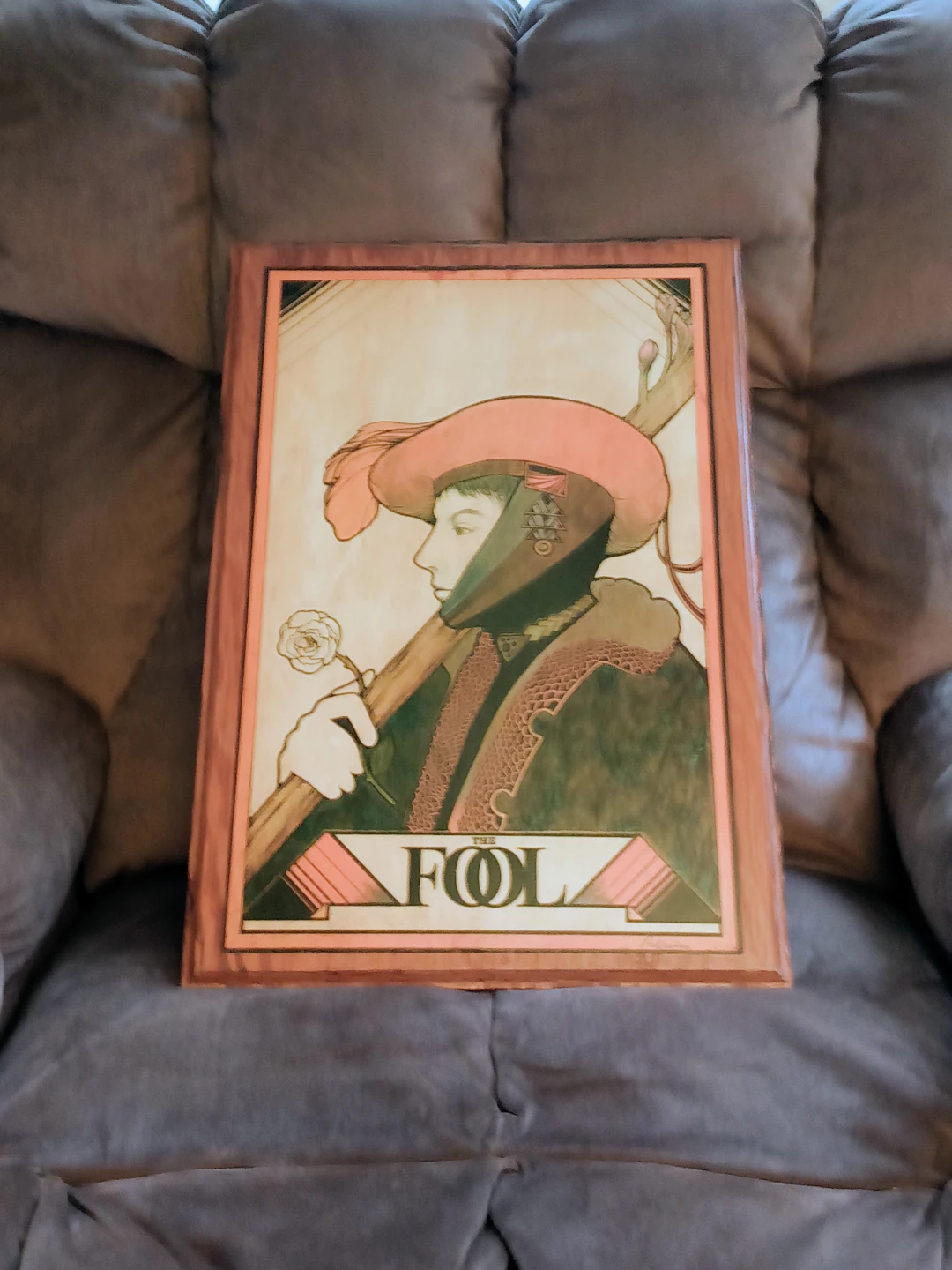 The Fool Tarrot Card Art Print 22 x 15 signed Palladini