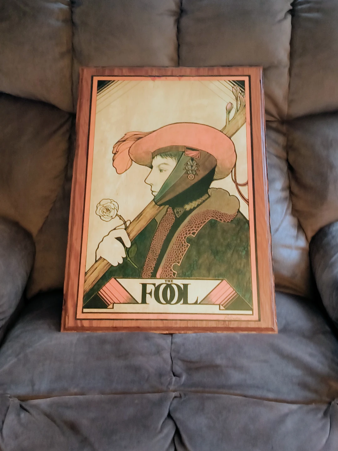 The Fool Tarrot Card Art Print 22 x 15 signed Palladini - photo 2